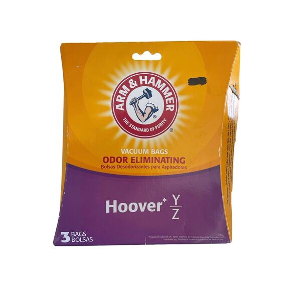 ARM & HAMMER HOOVER Odor Eliminating Vacuum Bags Y/Z 2 Pack - Picture 1 of 2